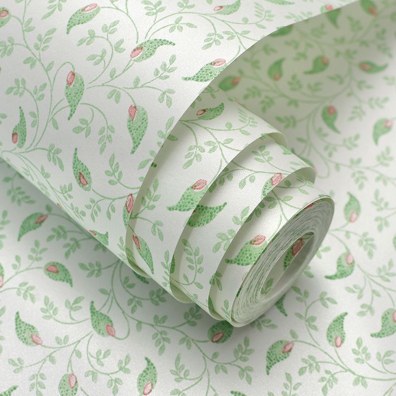 Moisture Resistant Foliage Wallpaper Countryside Non-Woven Wall Covering, 33' L x 20.5" W