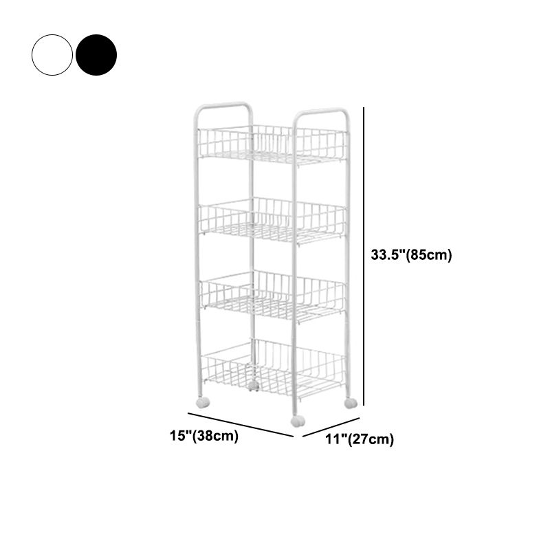 Schwarz -Weiß -Industrie -Bücherregal Etagere Bücherregal mit Zaubererrädern