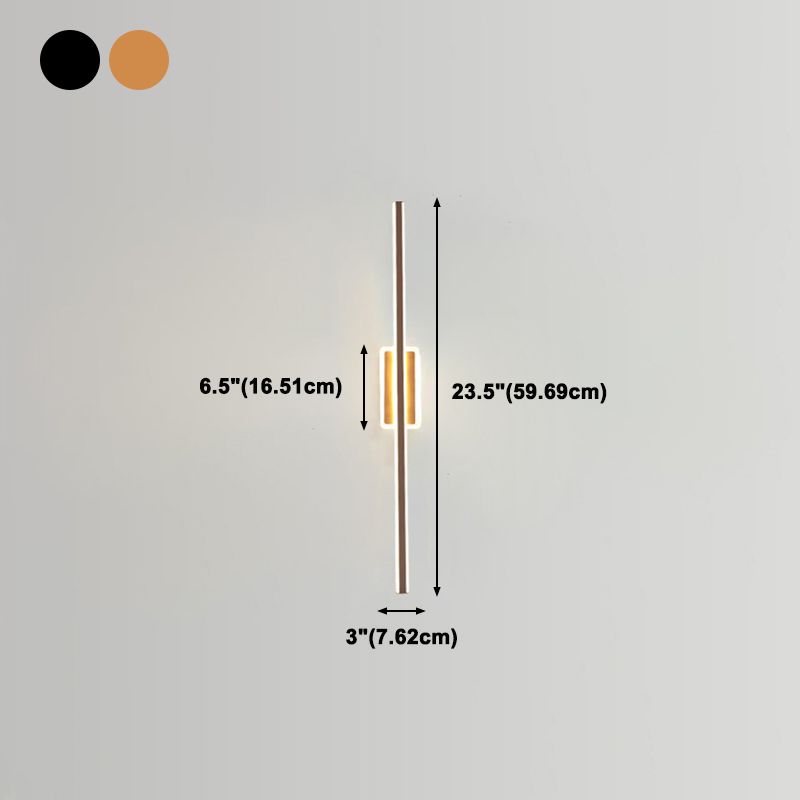 Luminaires d'éclairage de vanité de style moderne lampes murales à LED en aluminium