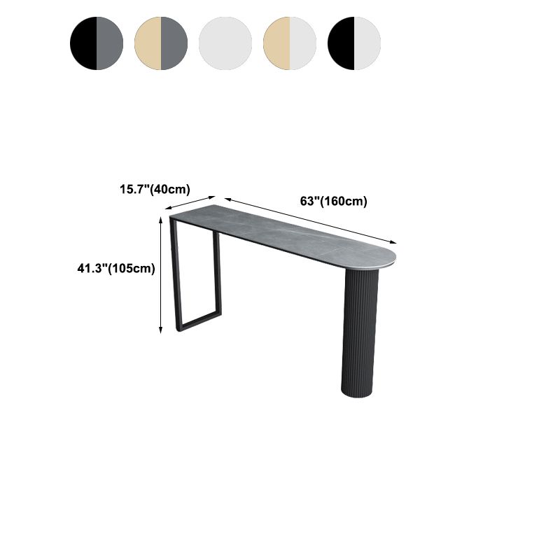 Sintered Stone Bar Table Modern Dining Table for Kitchen Living Room