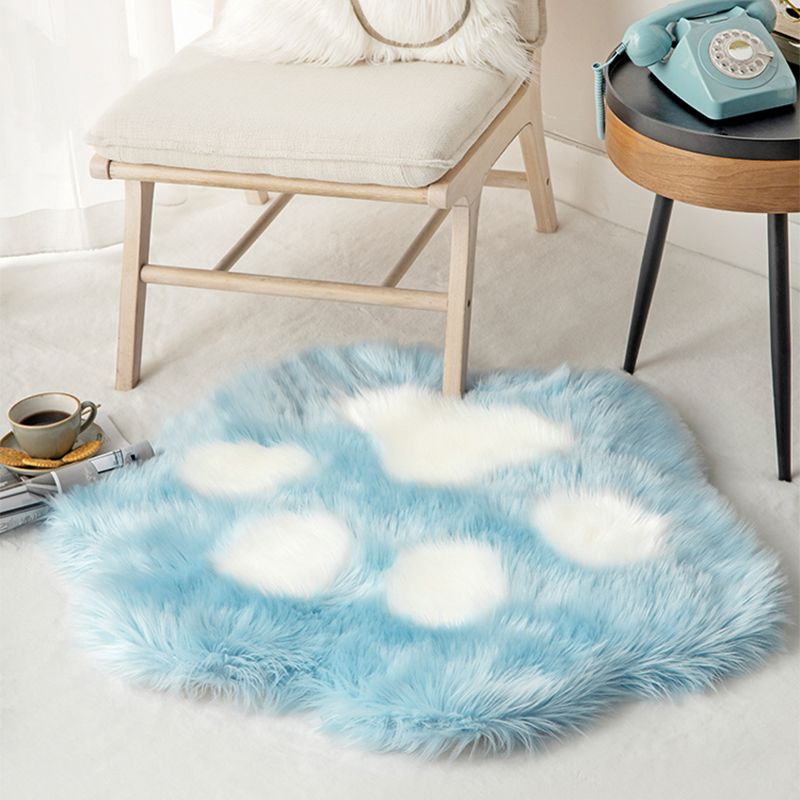 Tappeto stampato a forma di zampa tappeto anti-slip tappeto per la camera da pisolino