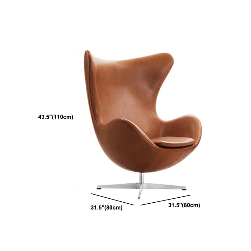 Arms Included Chair Egg Shape Chair for Living Room, 31.49" Wide