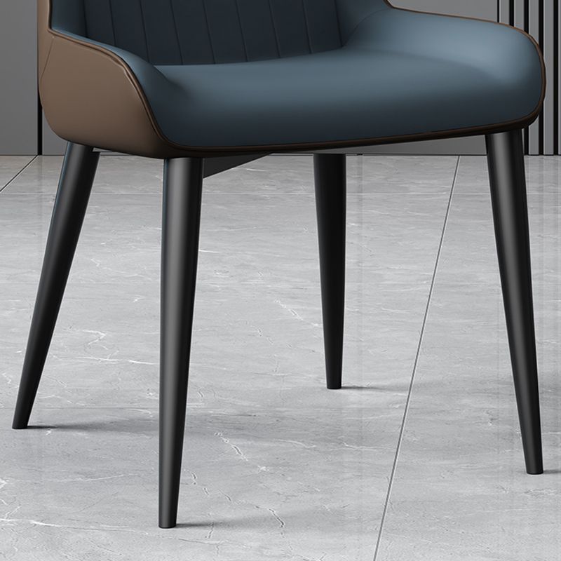 Dining Room Upholstered Side Chair Home Faux Leather Dining Chair