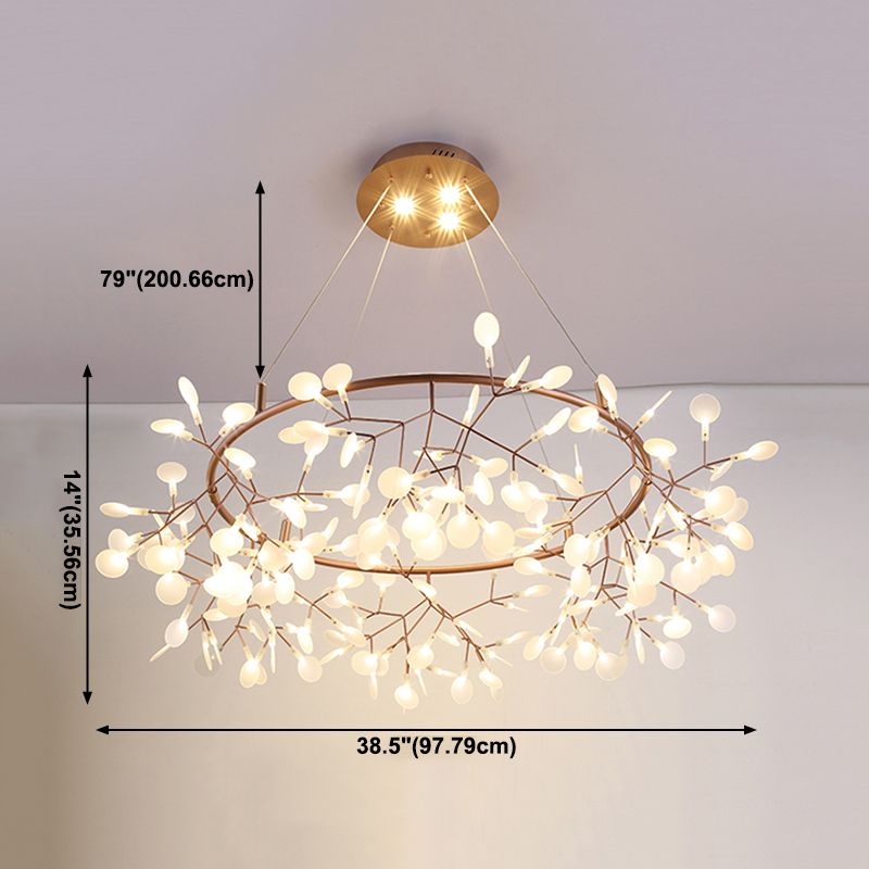 Large Modern Chandelier Orbicular Chandelier Lights Metal Orb Chandelier for Living Room