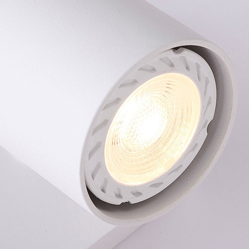 Moderno moderno muro in stile cilindro monte leggero metallo 1 flioncini per parete per camera da letto