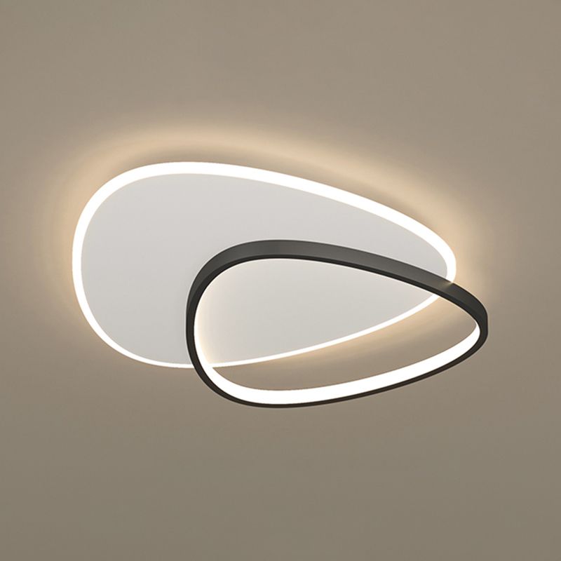 Plafoniera a 2 luci in stile moderno a LED Illuminazione da incasso per soggiorno