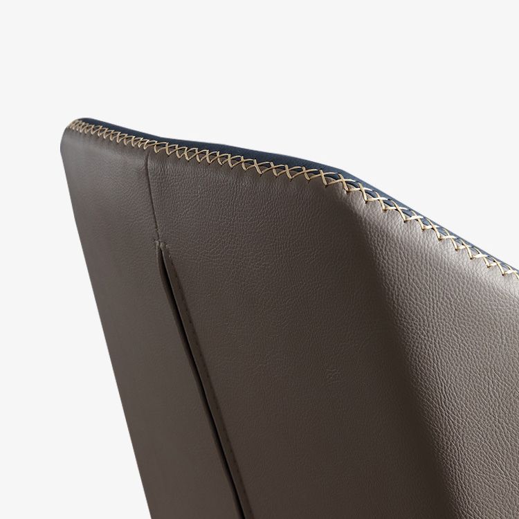 Silla de ala de silla lateral tapizada de estilo moderno silla parsons para uso doméstico