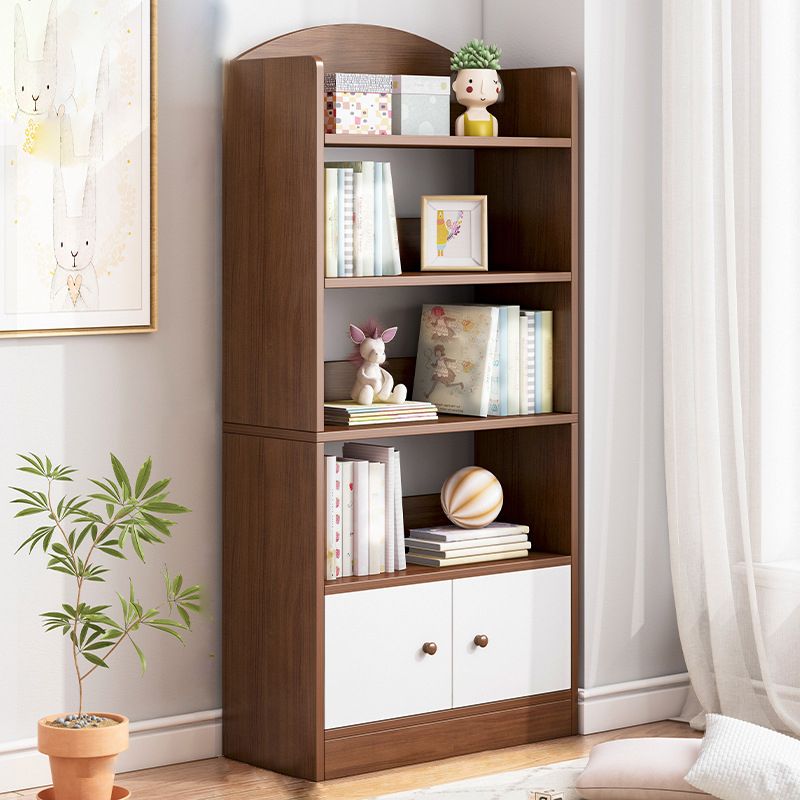 Modern Style Bookshelf Engineer Wood Bookcase for Home Study Room