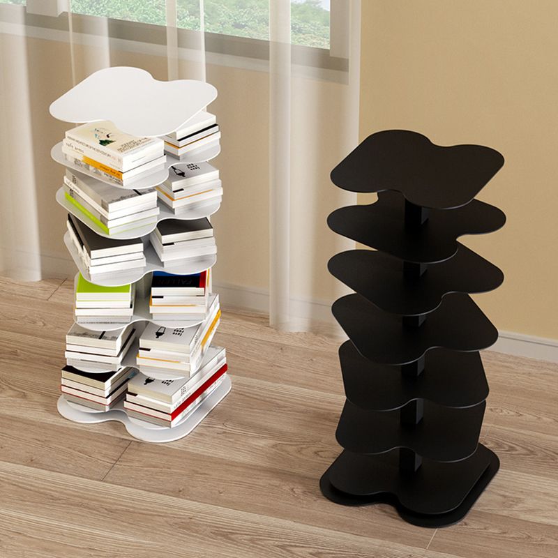 Urban Open Bookcase Metal Vertical Bookshelf for Living Room