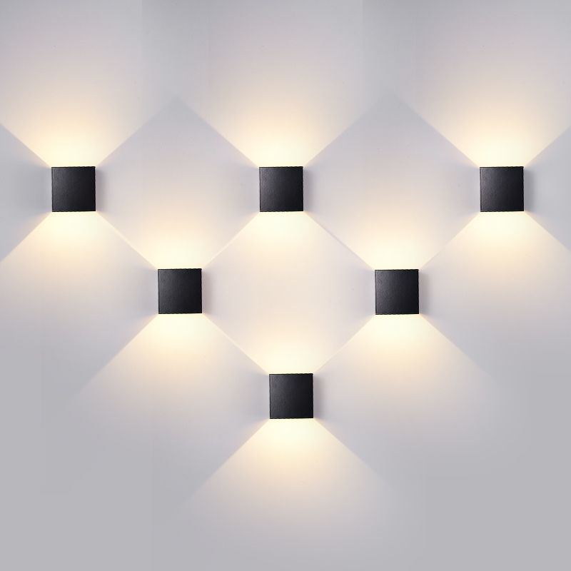 Modern Wall Mount Lamp Nordic Simple Square Wall Sconce Light Fixture for Living Room