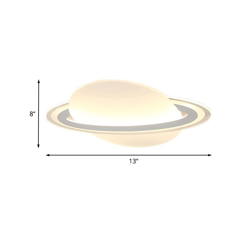 Acryl-Planeten-Unterputzleuchte, moderne 12"/18" lange weiße LED-Unterputzbeleuchtung in warmem/weißem Licht für Wohnzimmer