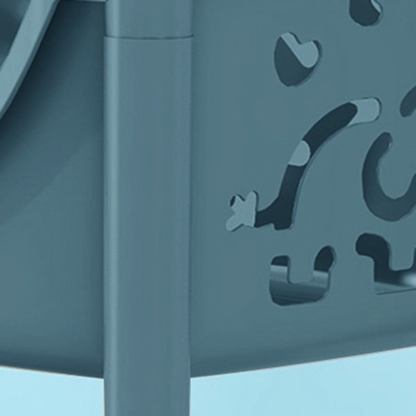 Modern Style Bookcase Etagere Open Back Plastic Bookshelf for Home