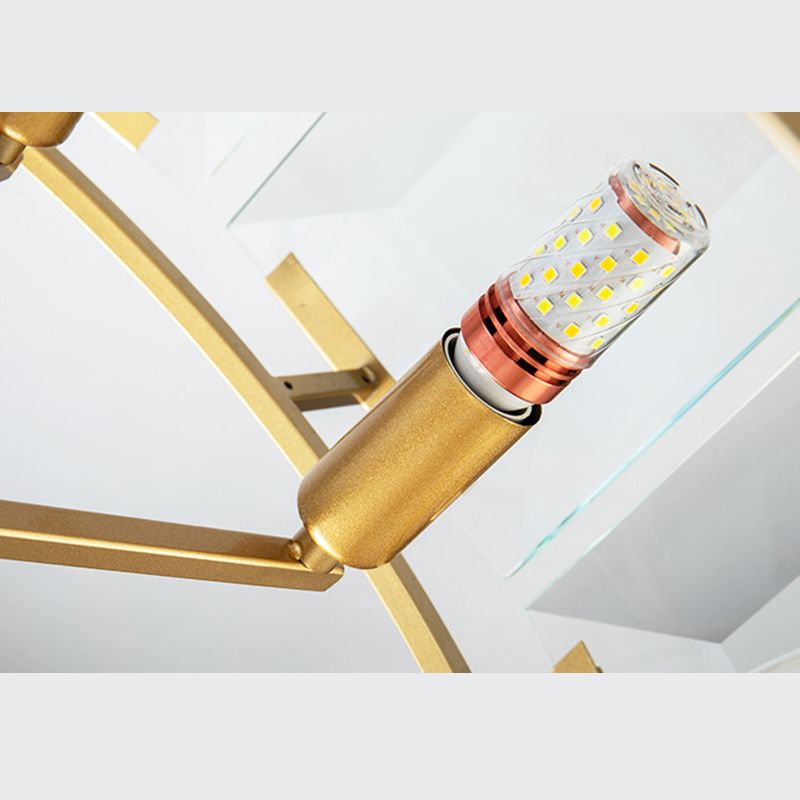 Isla colgante techo colgante iluminación de cristal vestíbulo de dormitorio luz del hotel