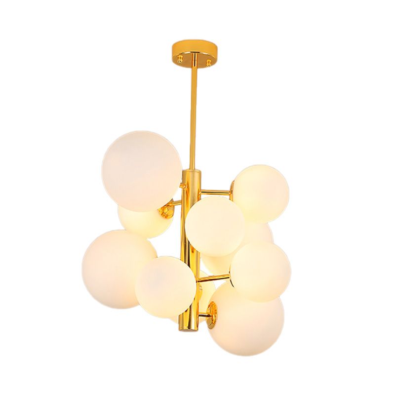 10/13 bulbi lampada globale lampada modernismo modernismo in vetro il kit di luce sospesa in oro