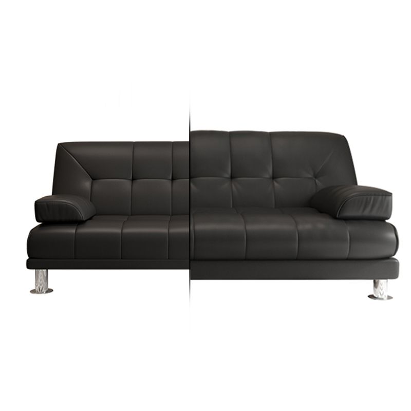 Contemporary Tufted Split-Back Convertible Sleeper Sofa for Apartment