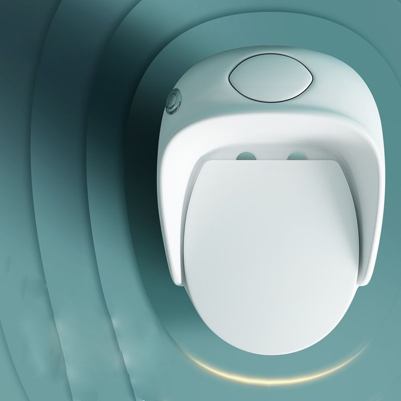 Modern Ceramic Flush Toilet One Piece Toilet Bowl for Washroom