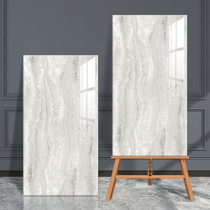 Contemporary Wallpaper Modern Style Bathroom Wallpaper with Rectangle Shape