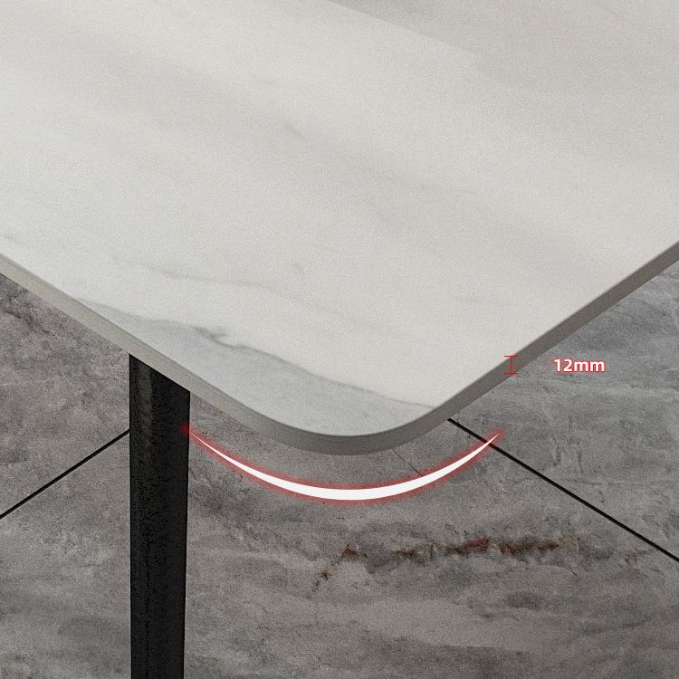 Modern 1/5/7 Pieces Dining Set Rectangle Stone Dining Table for Kitchen Dining Room