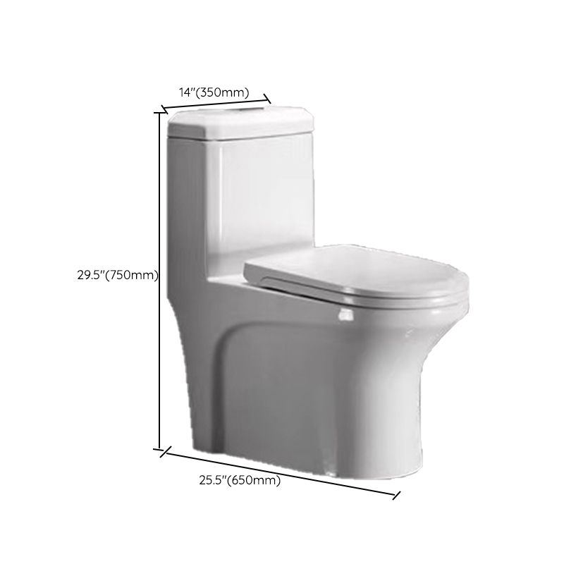 Traditional One-Piece Flush Toilet Floor Mount Urine Toilet for Bathroom