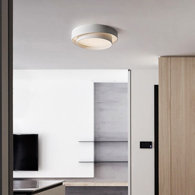 Luces de techo empotradas con pantalla acrílica de arte de hierro para sala de estar