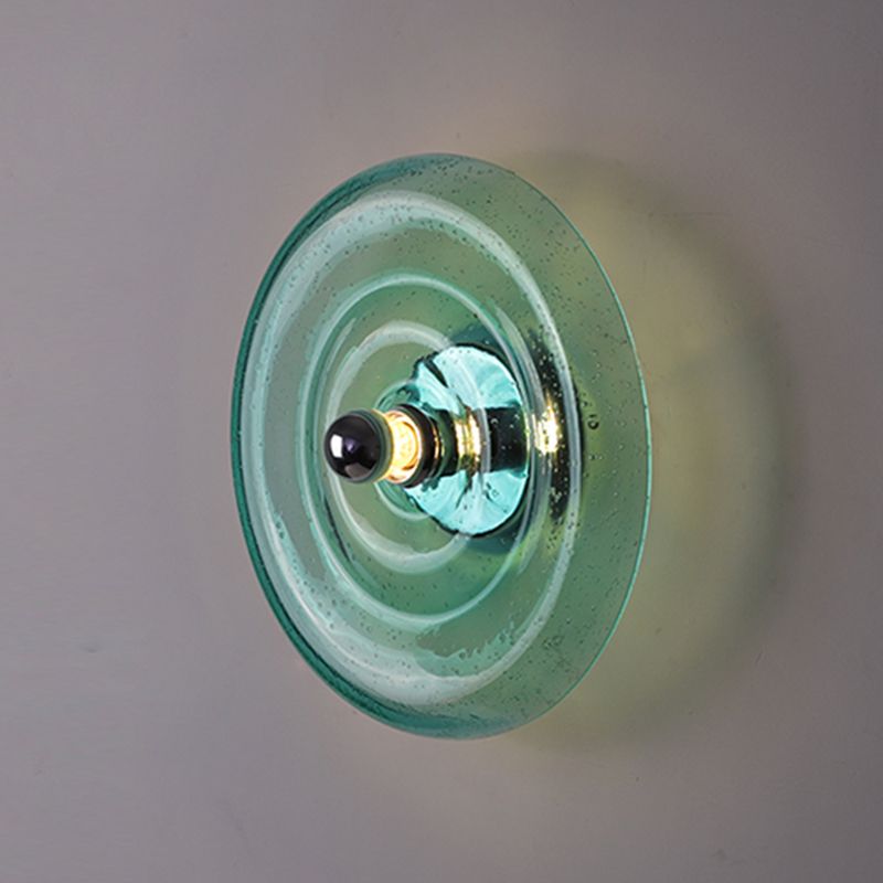 Lámparas de luz redonda lámpara de montaje en pared de estilo moderno 1