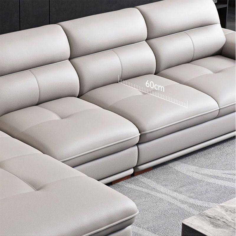 Pillow Top Arm Light-Grey Sofa/Sectionals with Wear-Resistant for Living Room