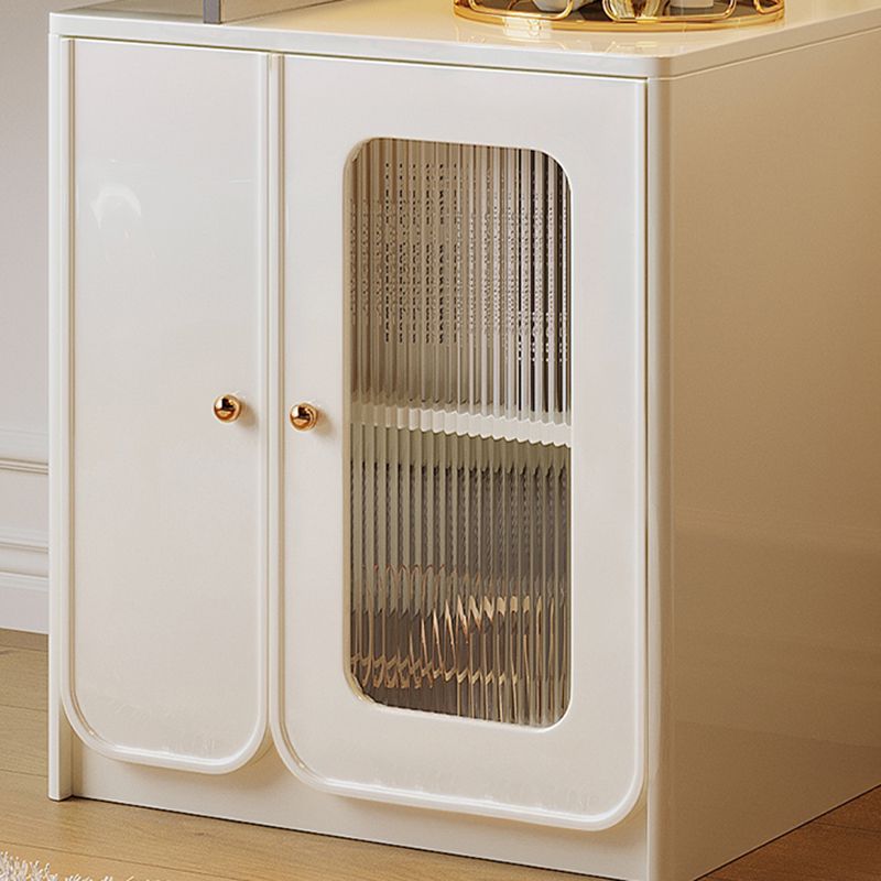 White Makeup Vanity Desk Modern Vanity Tables with Drawer, 29.52" High