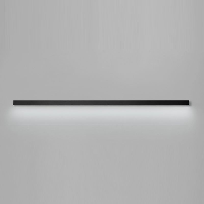 Accoglienza a parete in metallo a forma lineare moderna lampada montata a parete a 1 luci