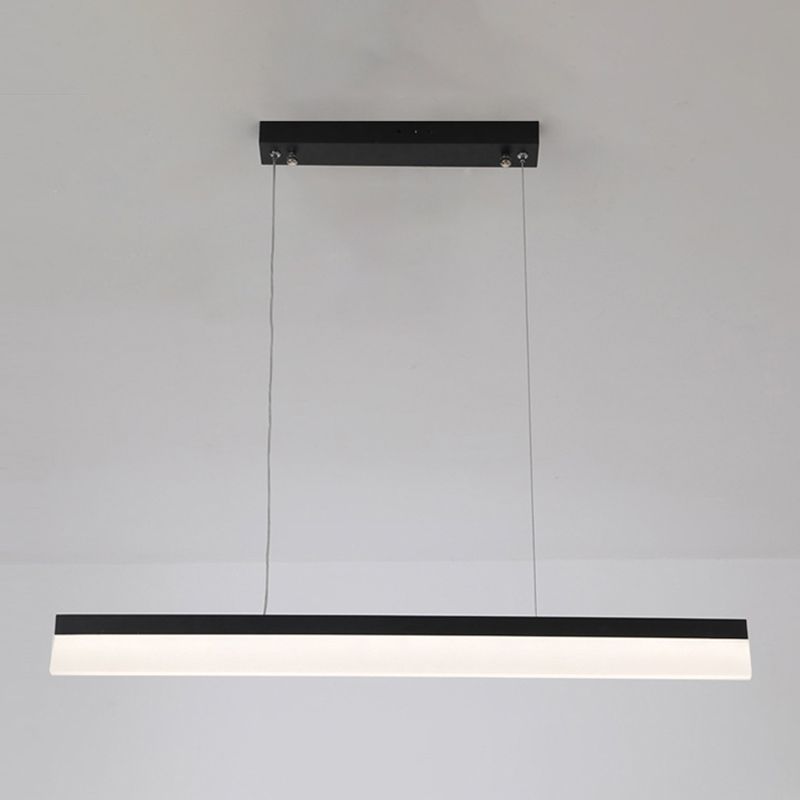 Modern Style Dining Chandelier Lamp Dining Room LED Rectangle Pendant Light Fixture
