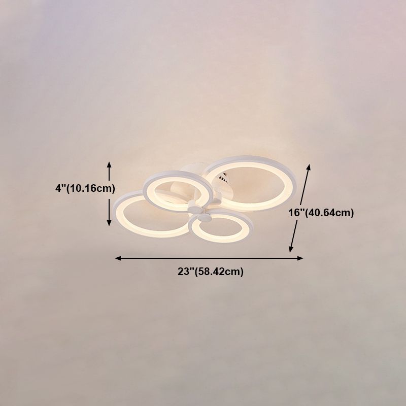 Luz de techo de estilo moderno Simplicidad Flush Mount Lighture para sala de estar