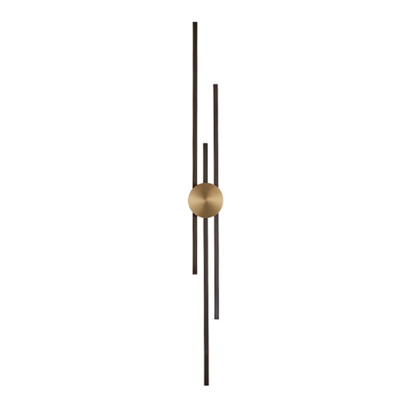 Multi Lights Linear Wall Lighting Fixtures Modern Style Metal Wall Mounted Lights