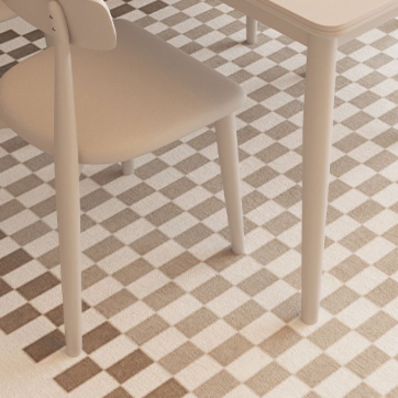 Modern Style 1/4/5 Pieces Dining Room Table Rectangle Stone Furniture in White