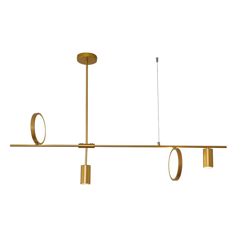 Colgante nórdico de la isla múltiple de la isla de metal múltiple para el comedor