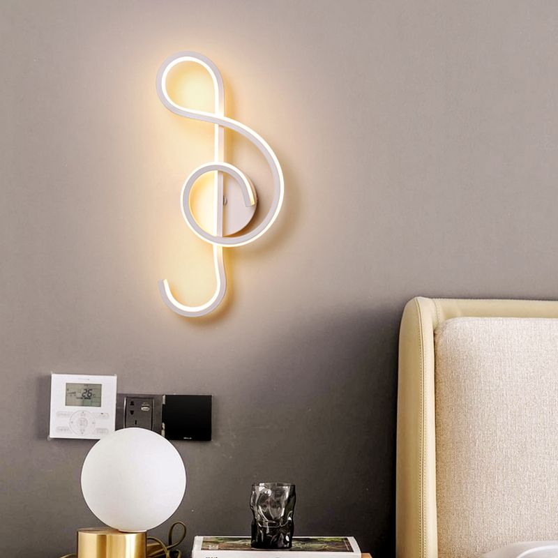 Contemporary Style Metal Wall Light Linear LED Wall Sconce for Living Room