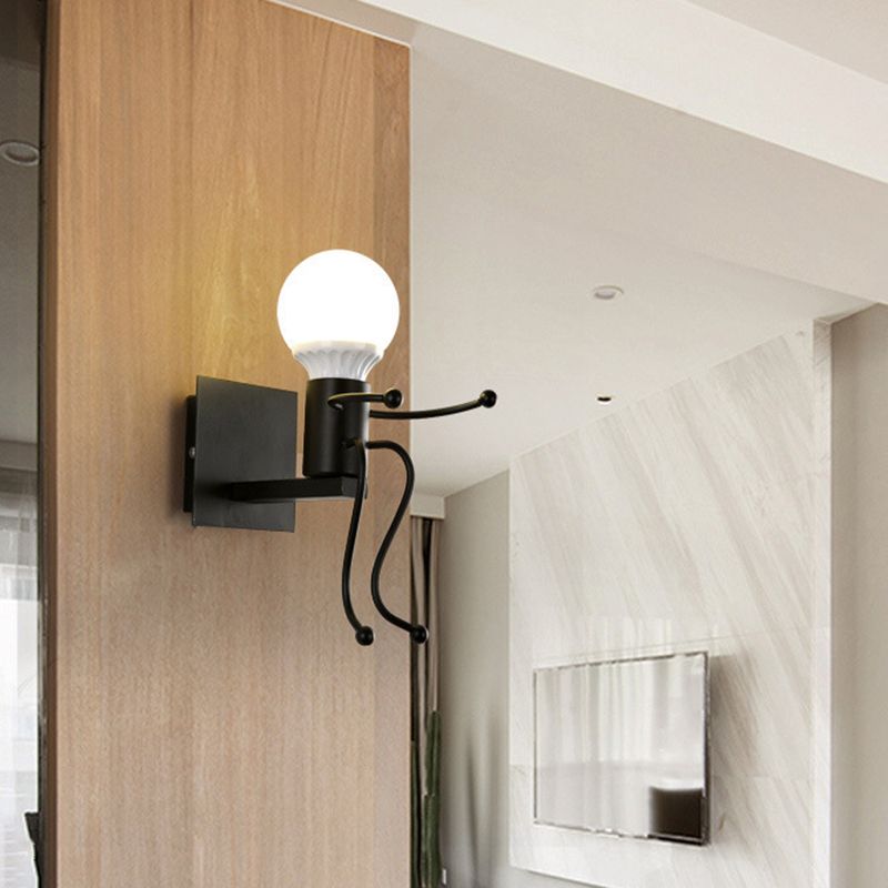 Industrial Metallic Wall Light Creative Wall Light Sconce for Bedroom