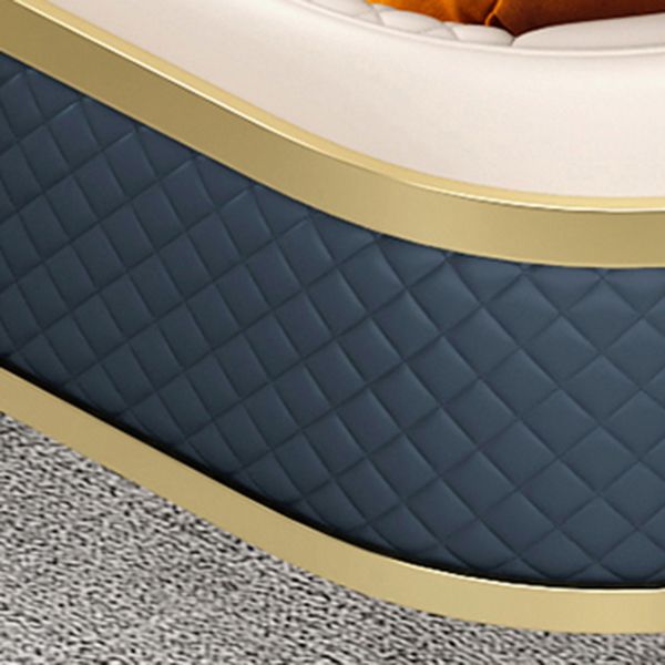 Glam Sintered Stone Dining Set Round 1/2/5 Pieces Dining Table Set for Home Use