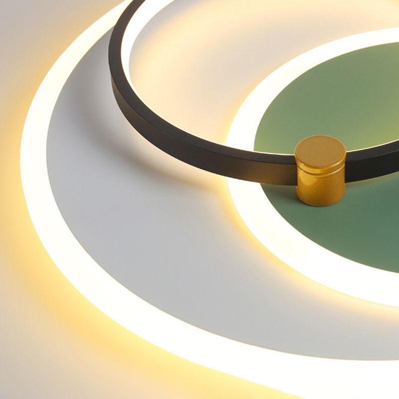 3-stufige oberflächenmontierte Deckenleuchte im nordischen Stil, Acryl-Schlafzimmer-LED-Einbauleuchte