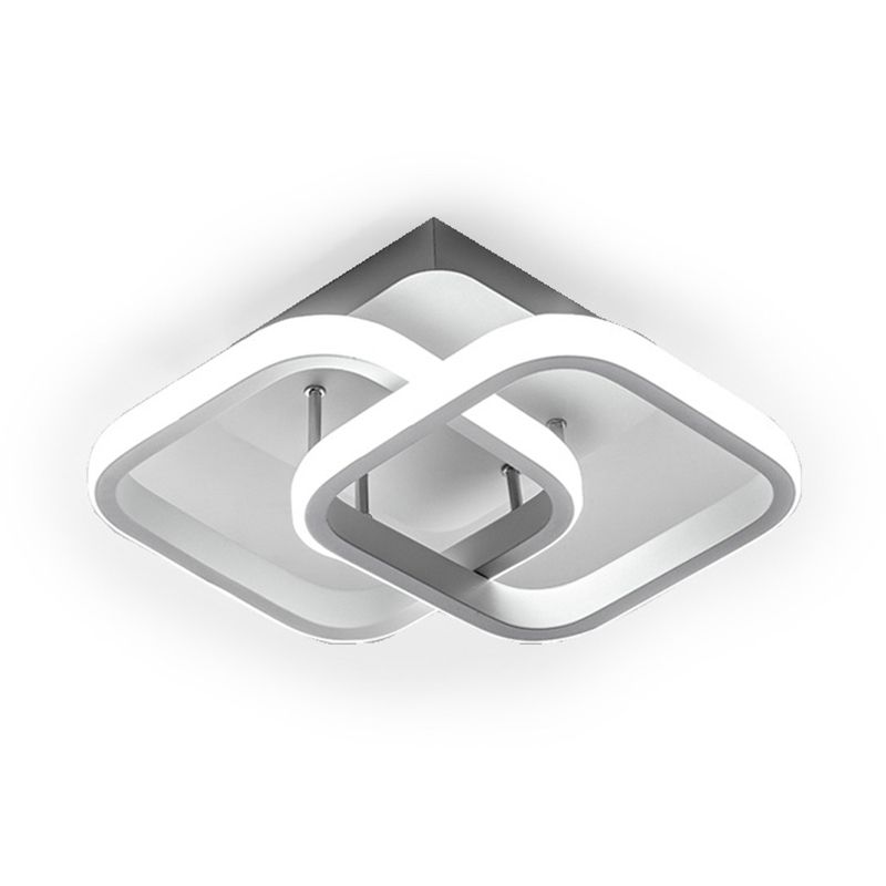 Led Semi Flush Ceiling Lights Contemporary Minimalism Acrylic Ceiling Light Fixtures for Hallway