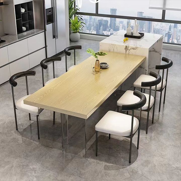 Industrial Style Stool Upholstered Bar Stools with Metal Base