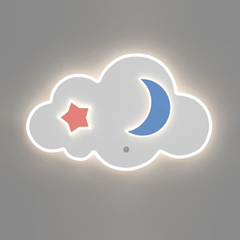 Nordic Style Metal Wall Light Acrylic Shade Wall Lamp for Children's Room