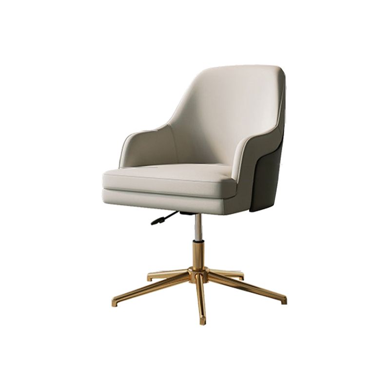 Modern Swivel Chair Adjustable Seat Height No Arms Office Chair