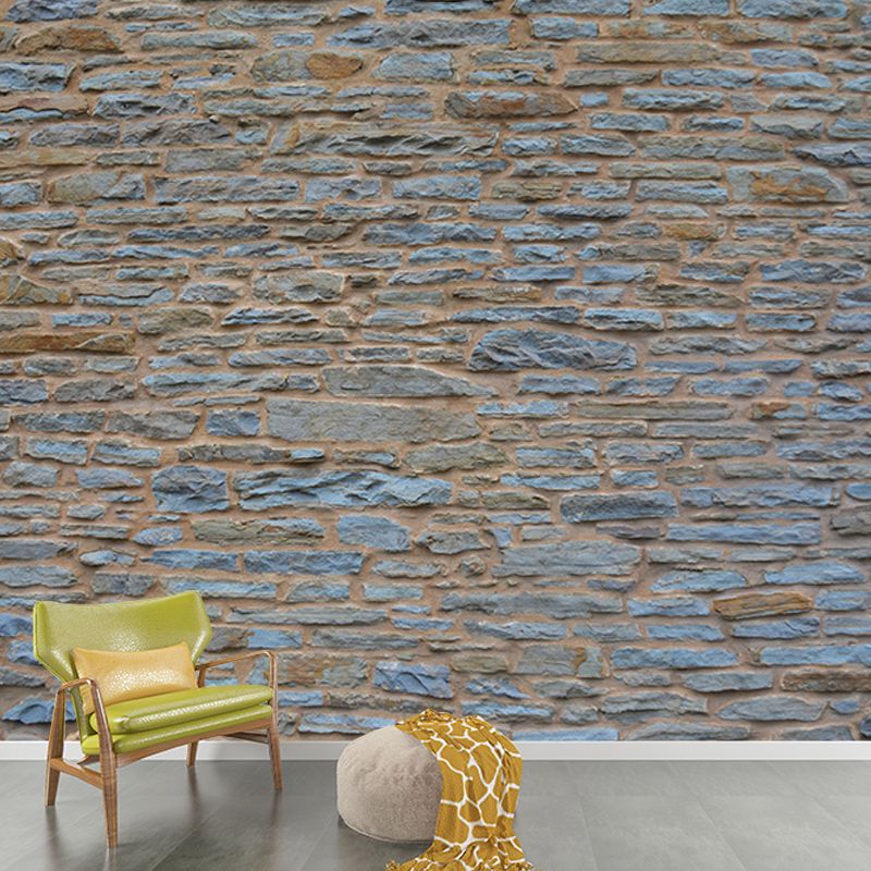Customized Industrial Stone Wall Mural Wallpaper Mildew Resistant Decorative Wall Art