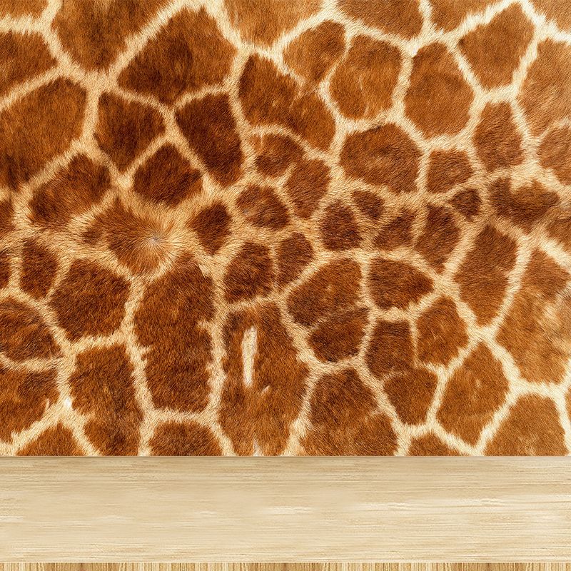 Whole Faux Animal Fur Mural Wallpaper Moisture Resistant Modern Living Room Wall Art