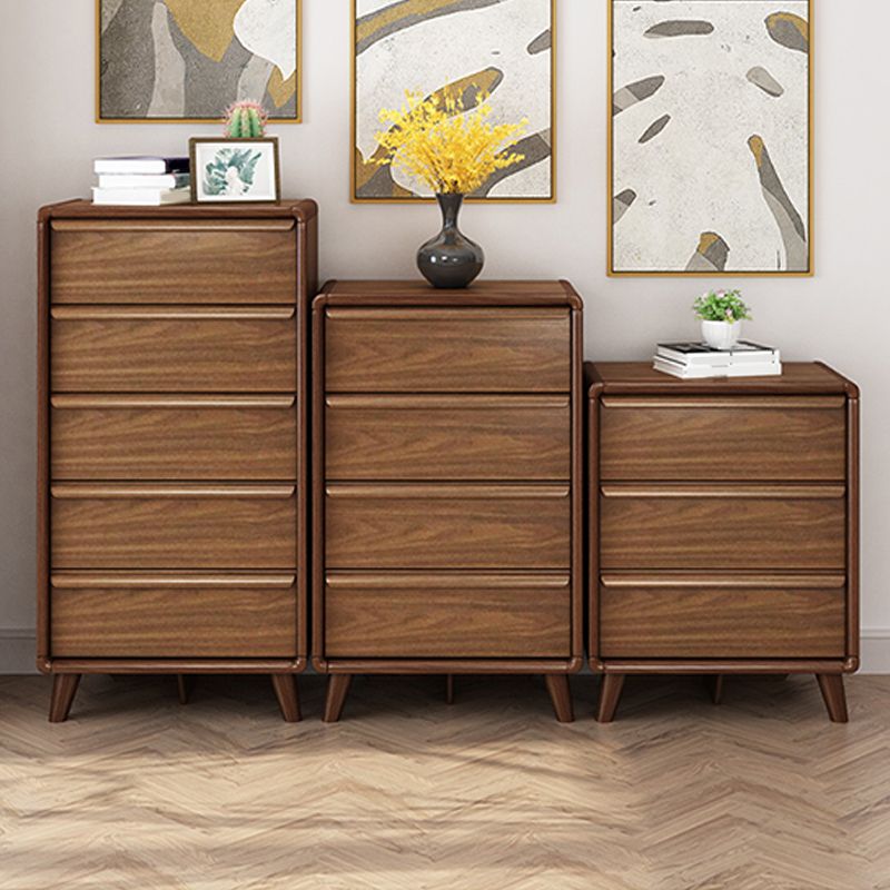 Contemporary Wooden Storage Chest 16" W Home Chest with Drawers