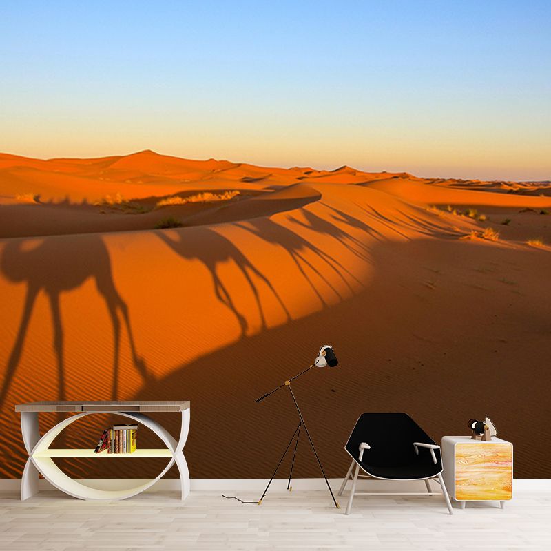 Contemporary Style Desert Wall Mural Mildew Resistant Home Decor