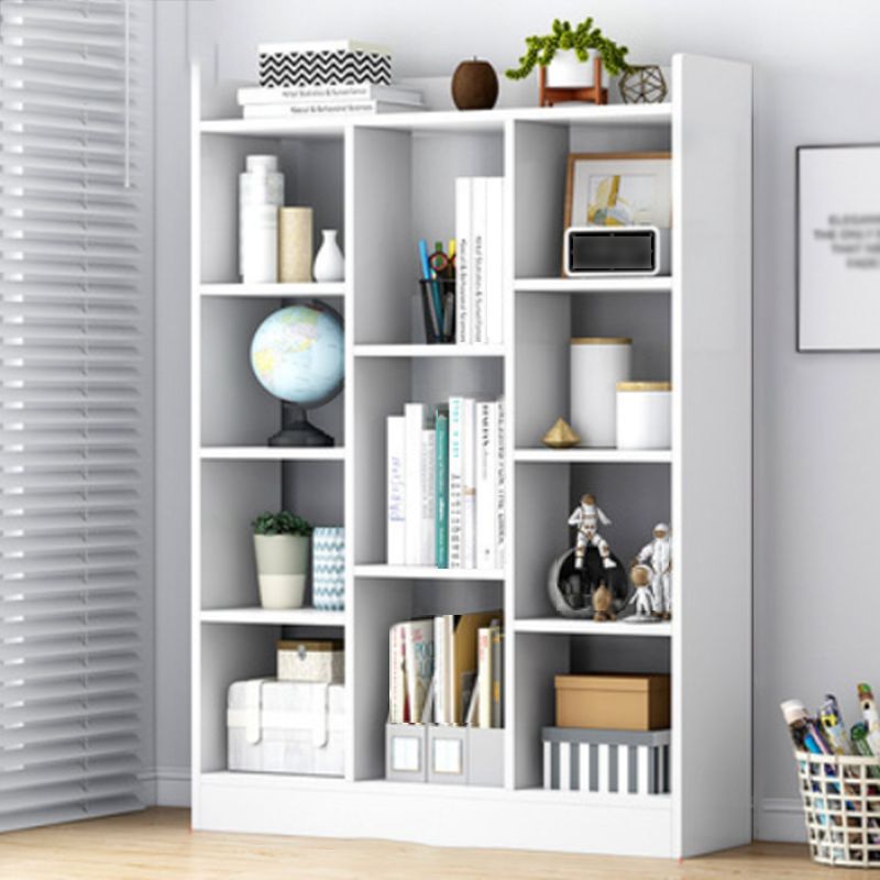 Engineered Wood Standard Bookcase Contemporary Open Back Bookcase