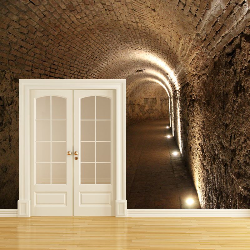 Space Extension Wall Mural Wallpaper Mildew Resistant Wall Covering for Home