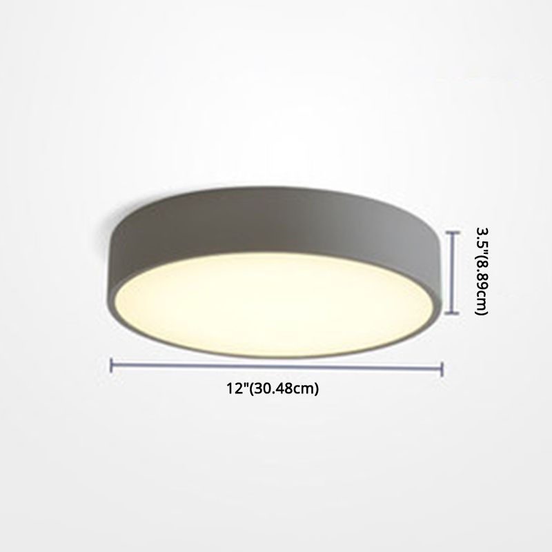 Ronde inbouwverlichting 1-lichts aluminium minimalistische inbouwplafondverlichtingsarmaturen