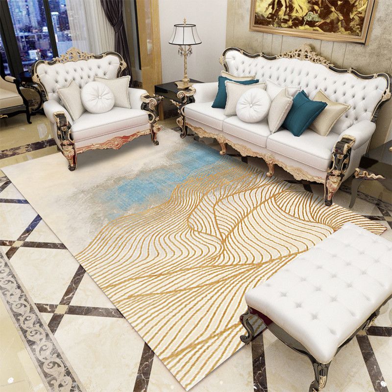 Multi-gekleurde geometrisch blok Tapijten Polypropyleen Nordic-stijl Tapijt Non-slip achtersterkleurbestendig huisdiervriendelijk vloerkleed voor kamer