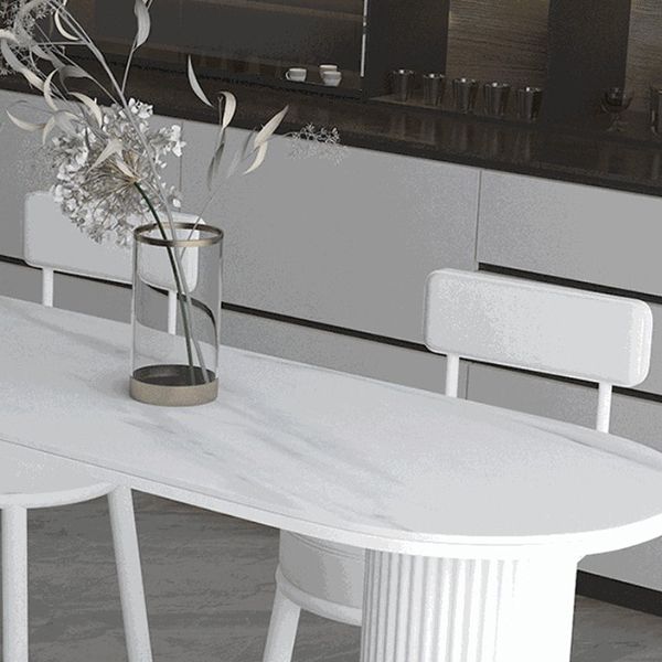 Specialty Pub Table Glam Double Pedestal Bar Height Bar Table for Living Room